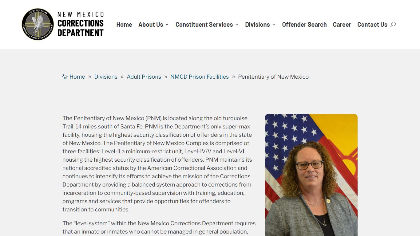 Penitentiary of New Mexico | NM Corrections Department